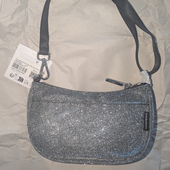 Lululemon Athletica Glittering Silver Shoulder Bag Price Is Firm - Picture 2 of 2
